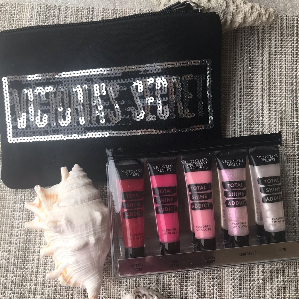 Brand new Victoria secret and lip gloss